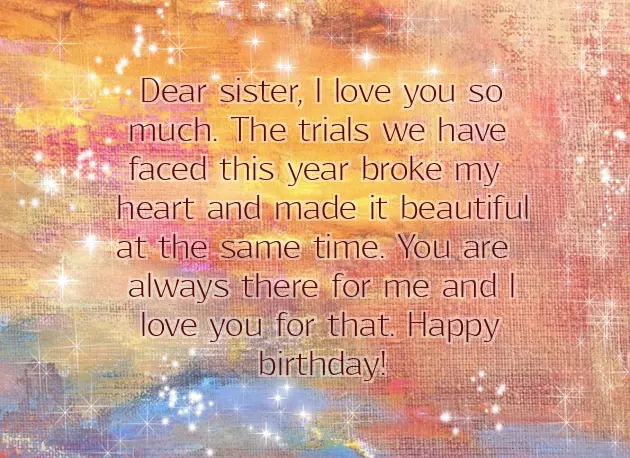 Happy Birthday To My Sister From Another Mother Letter