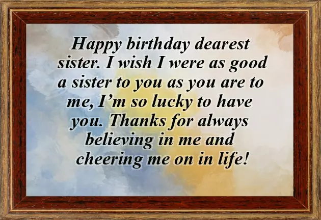 Birthday Wishes For Sister I Birthday Wishes For Sister I
