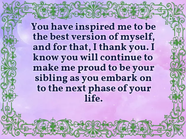 Personal Graduation Message