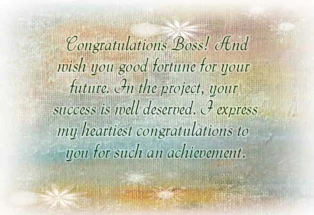 Corporate Congratulations Message Corporate Congratulations Message