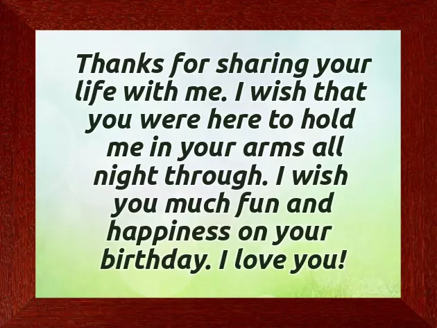 Birthday Wishes For A Male Lover