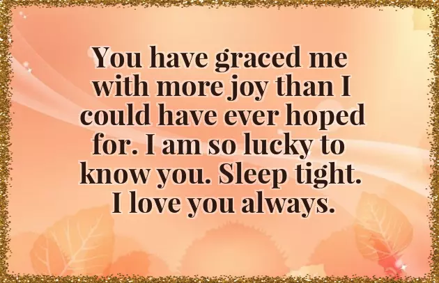 I Love You So Much Good Night