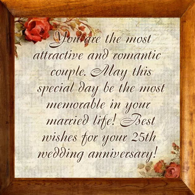 Congratulations On Your Silver Jubilee