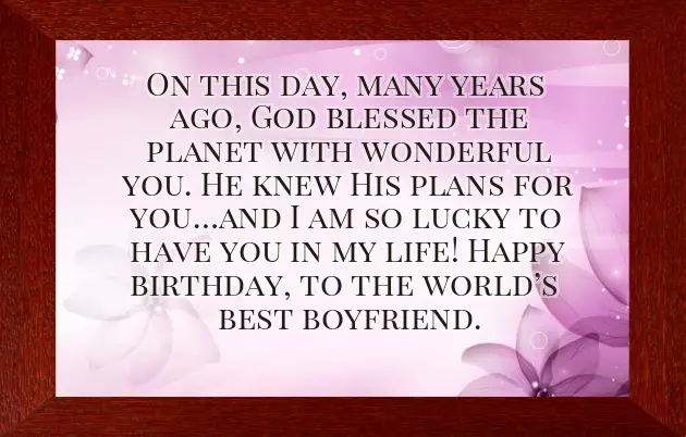 Happy Birthday To The Best Boyfriend Ever