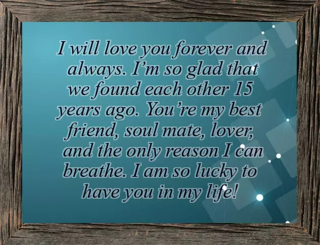 15Th Anniversary Quotes