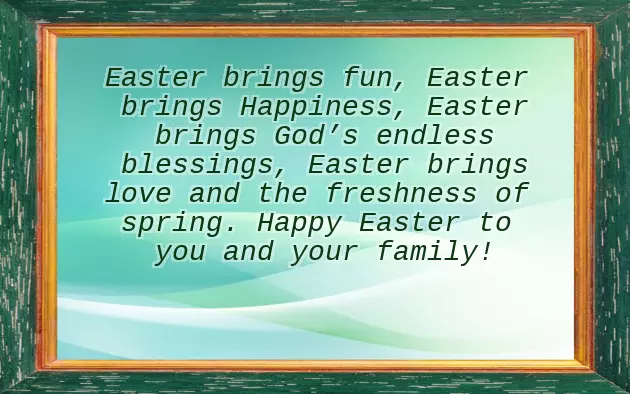Happy Easter Holidays Wishes
