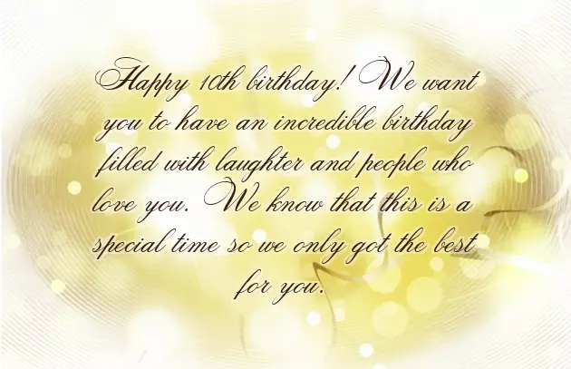 Birthday Wishes For Nephew 10 Years Old