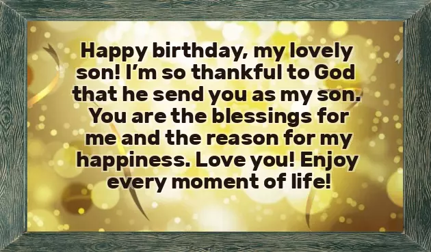 Best Wishes For Birthday To Son