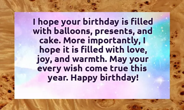 To My Daughter Happy Birthday