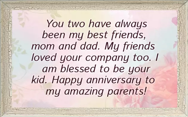 Wedding Anniversary Wishes Mom Dad