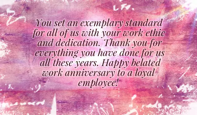 Congratulations Coworker Anniversary