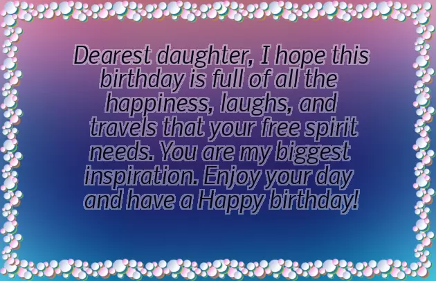 Birthday Wishes To Our Daughter From Mom And Dad