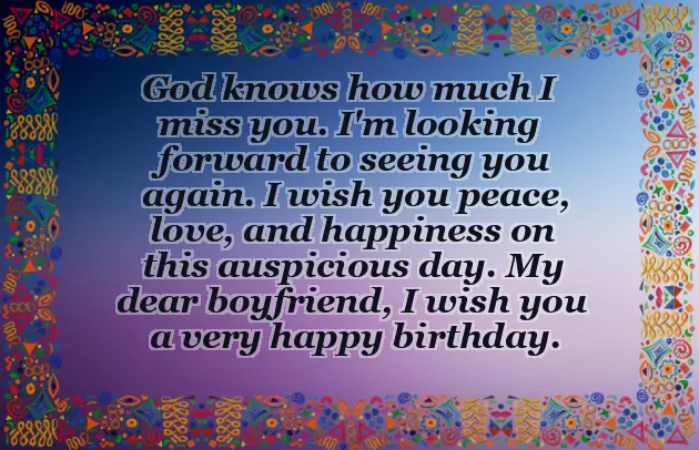Birthday Long Wishes For Boyfriend