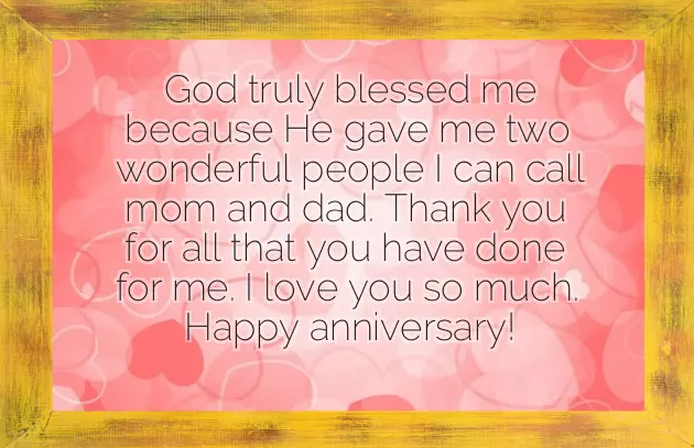 50Th Anniversary Wishes For Parents