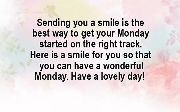 Monday Morning Messages