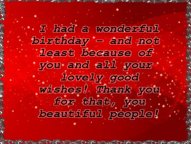 Status Of Thanks For Birthday Wishes Status Of Thanks For Birthday Wishes