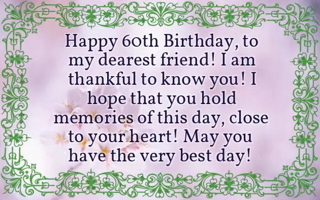 Happy Bday 60 Happy Bday 60