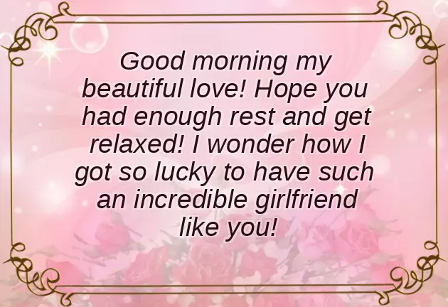 Romantic Good Morning Greetings