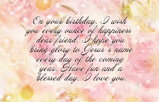 Sample Birthday Message For A Friend