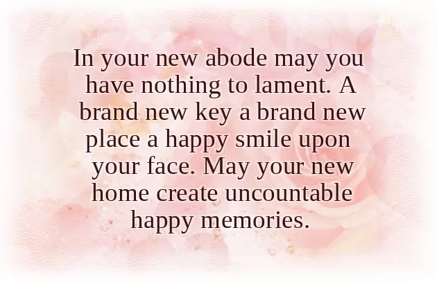 Wishes For House Warming