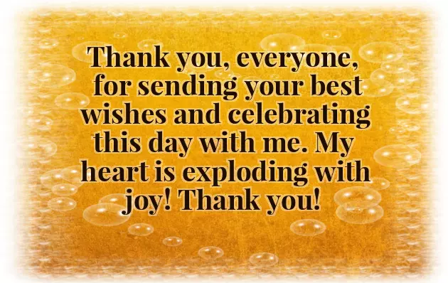 Thank You Friends For Wishing Me On My Birthday