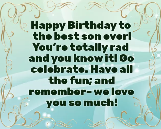 Birthday Wishes For Little Son