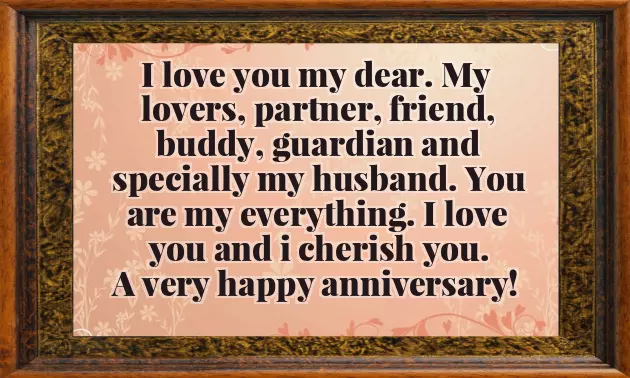 Happy Anniversary To Me And My Husband