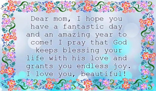 Happy Birthday Text To My Mother