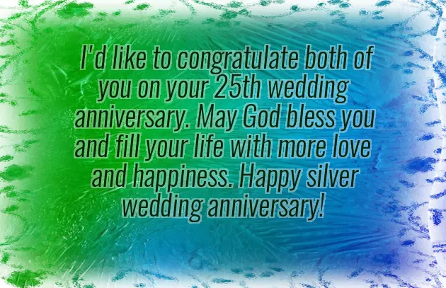 Best Wishes For 25Th Wedding Anniversary Best Wishes For 25Th Wedding Anniversary