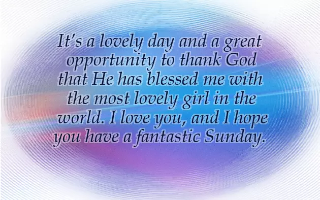 Sunday Morning Messages