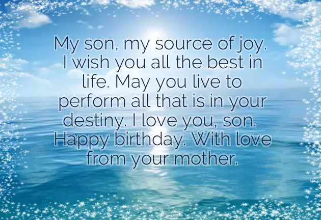 Spiritual Birthday Wishes For Son