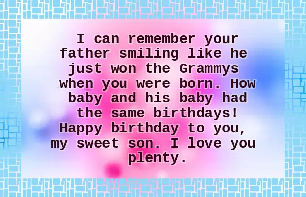 Happy Birthday Father And Son Same Day