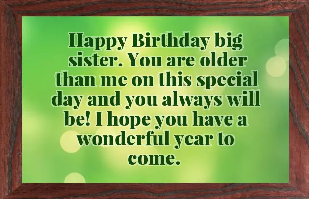 Sweet Sister Birthday