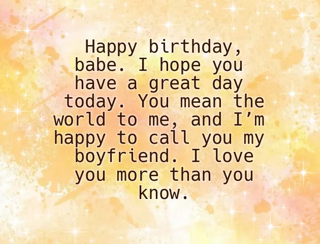 Happy Birthday To Your Boyfriend Happy Birthday To Your Boyfriend