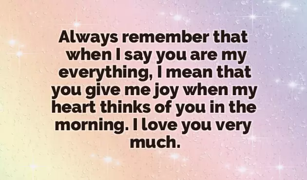 Sweet Good Morning Message For Him