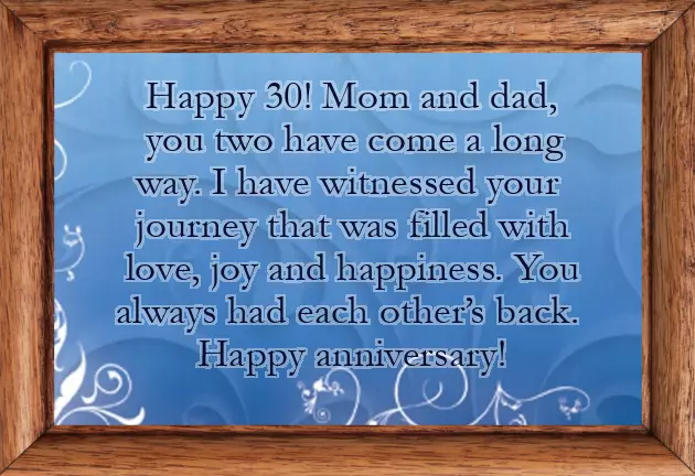 Simple Anniversary Wishes For Mom And Dad