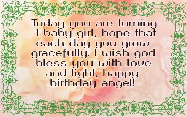 Birthday Greetings For Baby Daughter Birthday Greetings For Baby Daughter