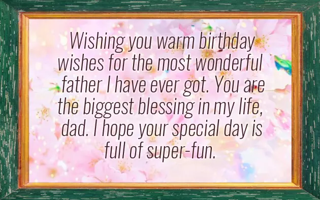 Happy Birthday Quotes From Daughter To Father