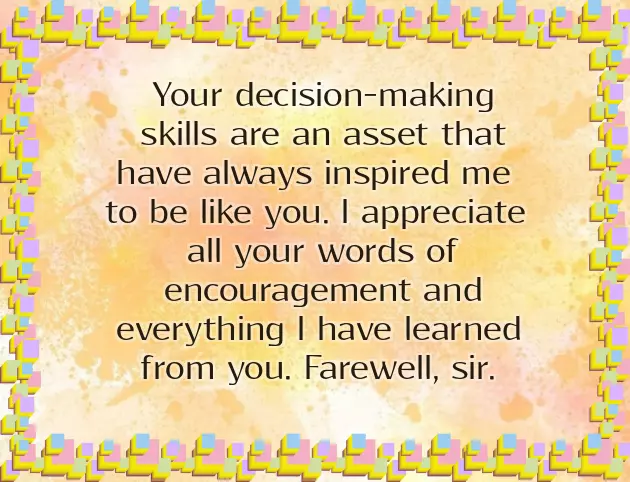 Wishing Someone Well In Their New Job