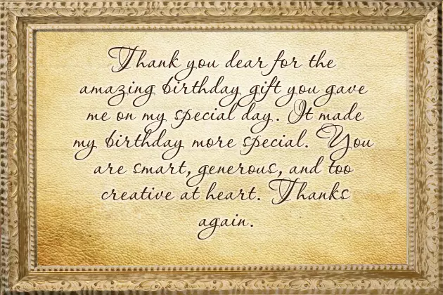 Give Thanks For Birthday Wishes