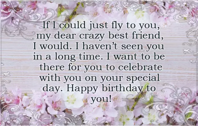 Happy Birthday Wishes To Crazy Friend Happy Birthday Wishes To Crazy Friend