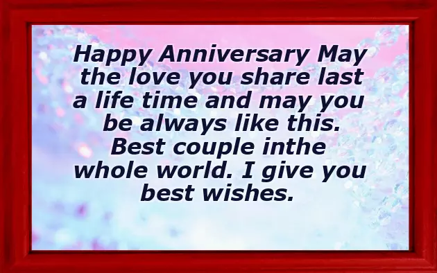 Marriage Anniversary Message