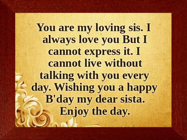 Brother Birthday Wishes From Sister Quotes