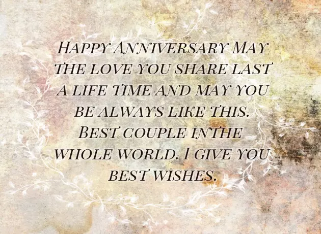 Happy Anniversary Wishes Short