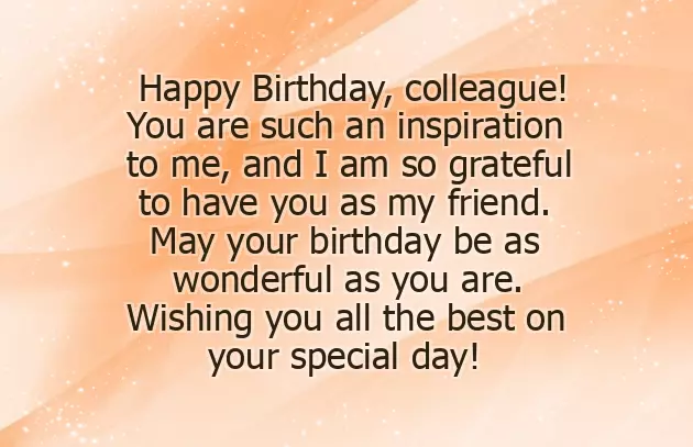 Funny Birthday Wishes For Colleague Friend