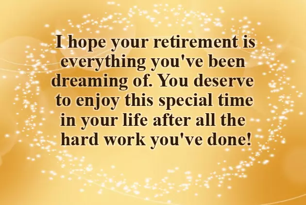 Retirement Wishes For Family Member