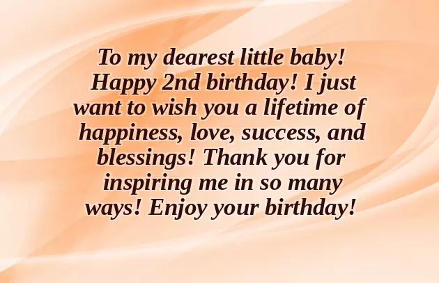 Happy Second Birthday To My Nephew