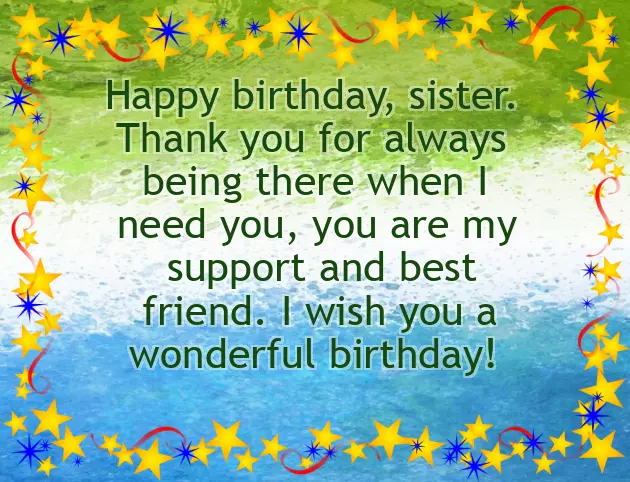 Birthday Little Sister