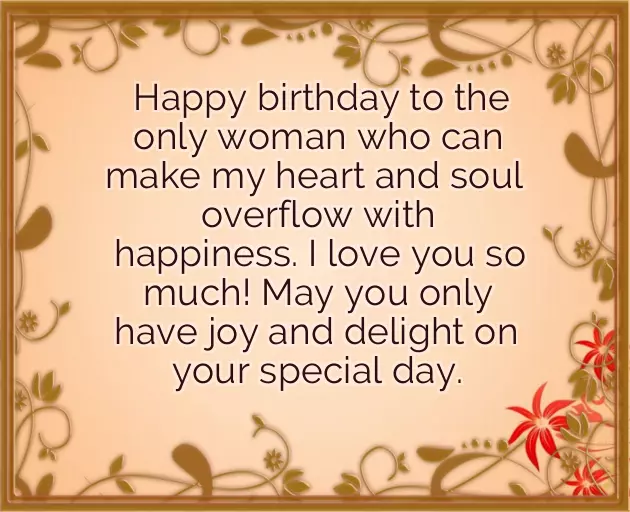 Wife Status Birthday