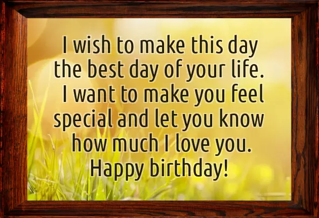 Birthday Wishes For A Special Someone